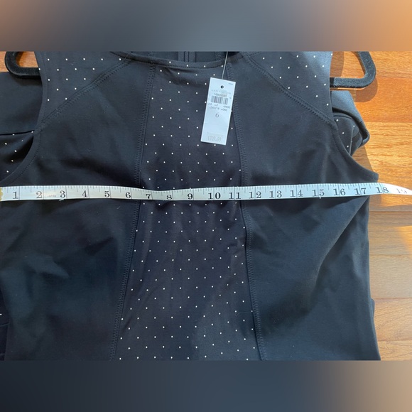 NEW ANN TAYLOR SHEATH POLKA DOT DRESS woman’s 6 - Picture 2 of 7